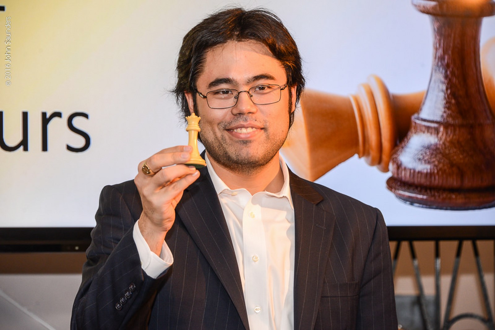 El ganador de 2015, Hikaru Nakamura, en la ceremonia inaugural.jpg